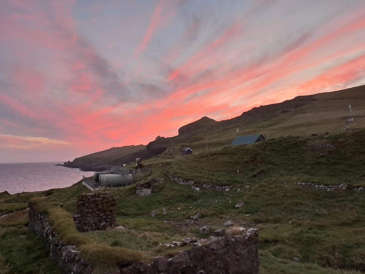 The Old House Close To The Ferry To Mykines Sørvágur Dış mekan fotoğraf